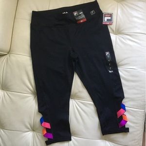 FILA Mid-rise Cropped Workout Pants